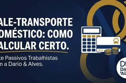 vale transporte doméstica