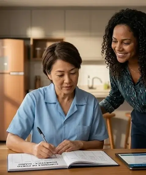 controle de ponto doméstica